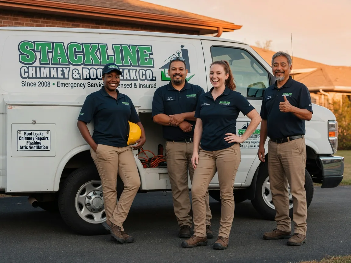 Chimney flashing repair company in Flat Rock, IN